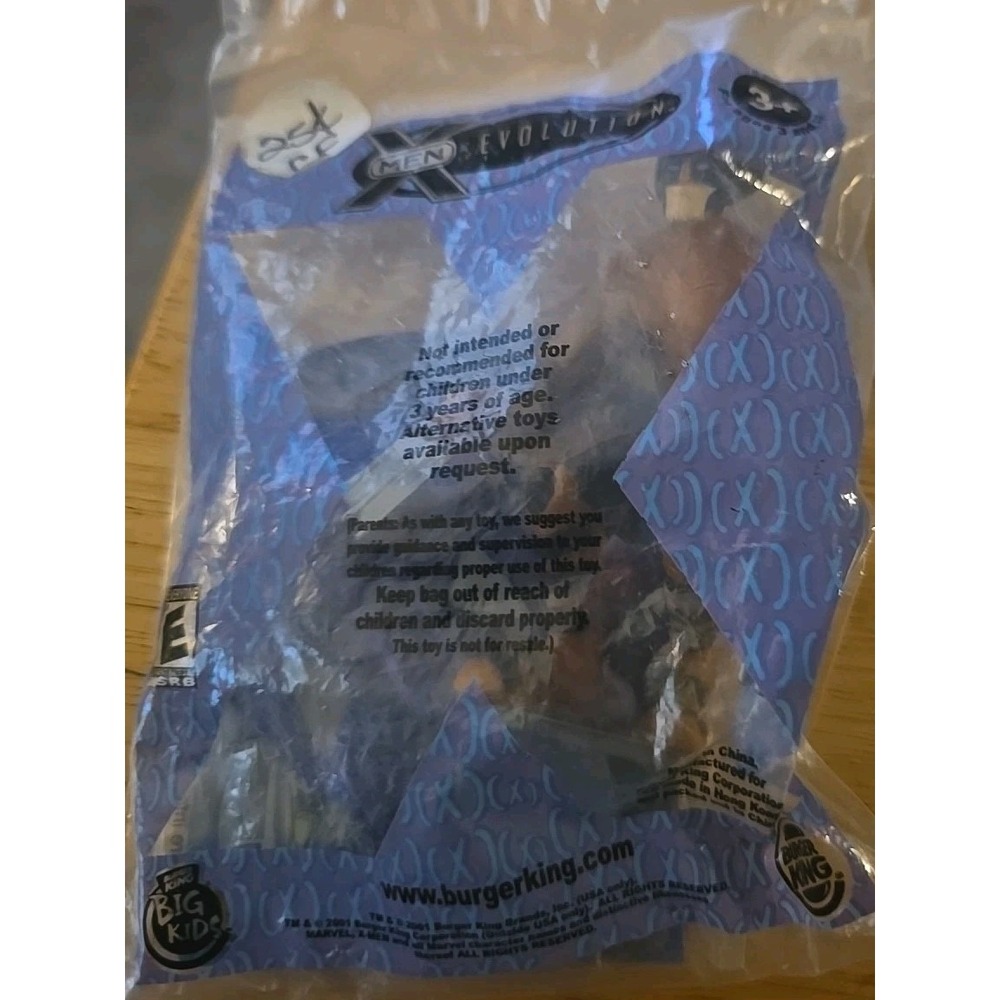 2001 Burger King Promo X-MEN Evolution WOLVERINE Toy Figure w/CD New
